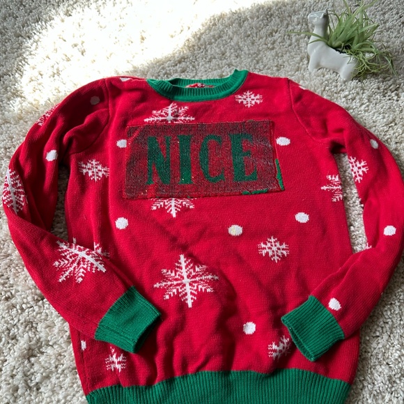 To be jolly adorable Christmas mermaid sequin unique cool Holiday party … - Picture 3 of 5